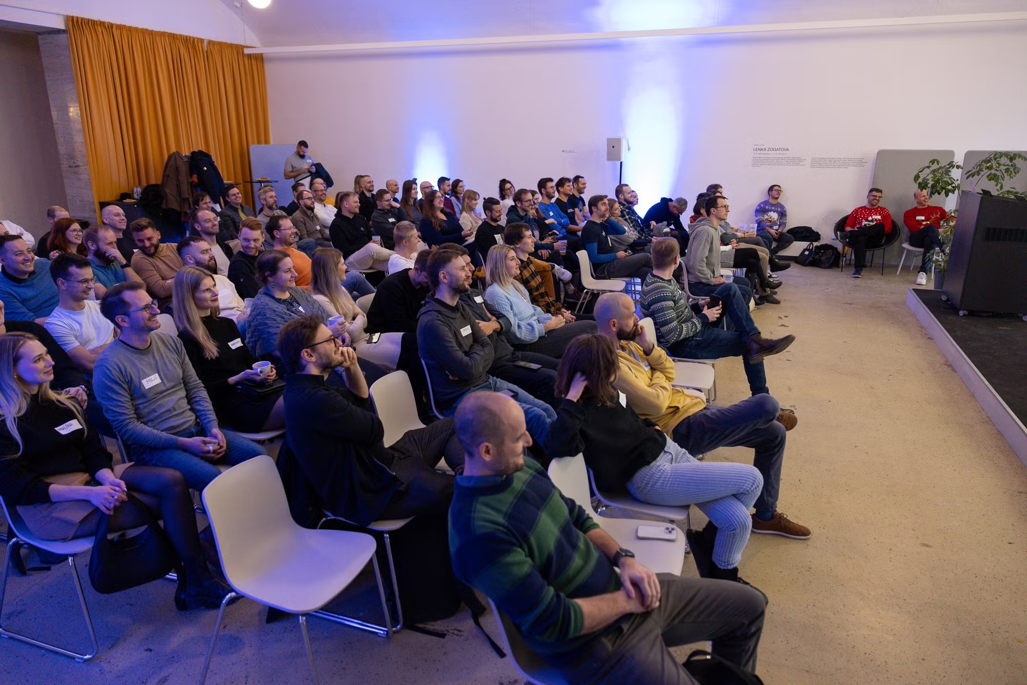 Jakub Adamus speaking